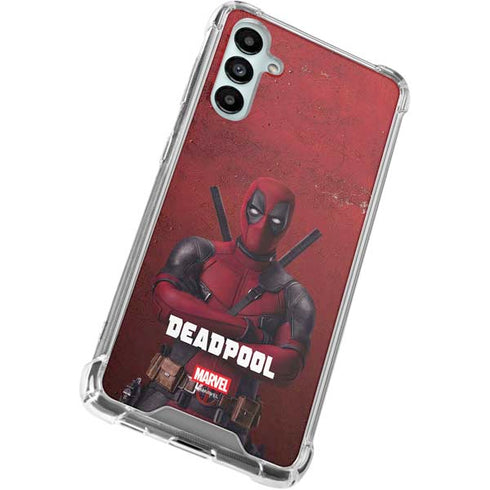 Marvel Deadpool Legacy Deadpool Red Poster Galaxy A15 5G Clear Case